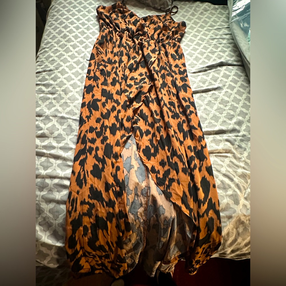 Leopard print dress